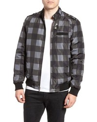 Members Only Iconic Check Racer Jacket