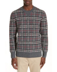 Burberry Banbury Check Cashmere Sweater