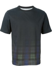 Band Of Outsiders Faded Plaid T Shirt