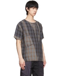 Jiyong Kim Grey Linen T Shirt