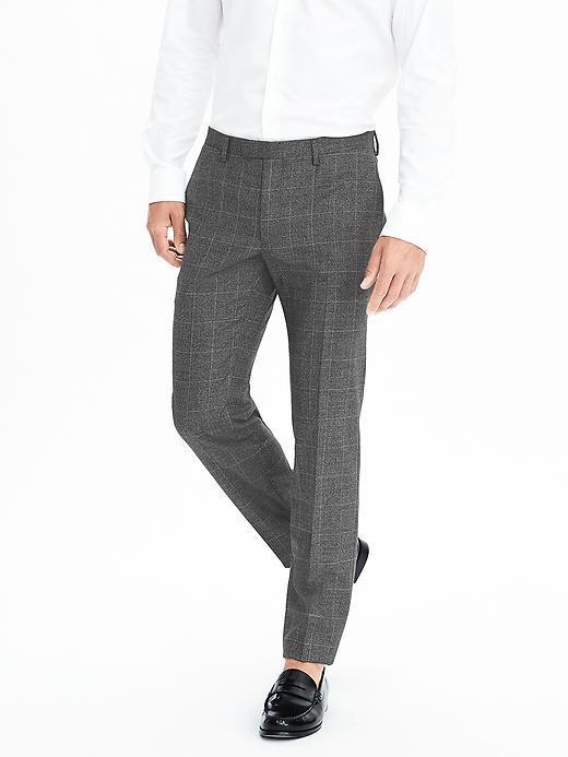 Club Monaco Morzotto Slim-fit Wool-blend Trousers in Grey for Men | Lyst UK