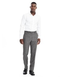 Banana Republic Standard Gray Plaid Wool Trouser