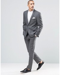 Ben Sherman Camden Super Skinny Charcoal Tonic Suit Pants