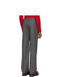 Balenciaga Grey Prince Of Wales Tailored Trousers