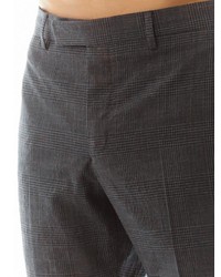 John Varvatos Plaid Wool Tailored Trousers