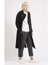 Topshop Y Checked Peg Trousers