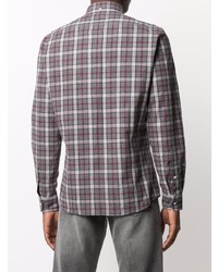 Brunello Cucinelli Check Button Down Shirt