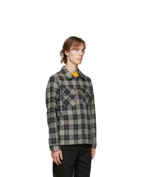 Naked and Famous Denim Grey Check Work Shirt