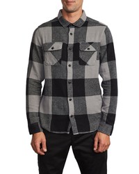 RVCA Haywire Button Up Flannel Shirt