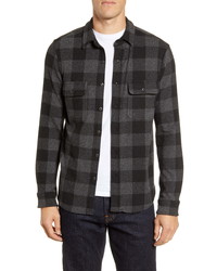 Faherty Legend Long Sleeve Plaid Button Up Sweater Shirt