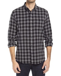 Nordstrom Men's Shop Plaid Stretch Flannel Shirt