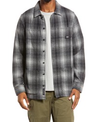 Vans Riderwood Classic Fit Plaid Flannel Button Up Shirt