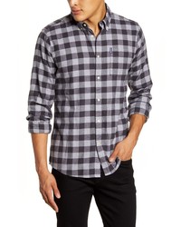 Barbour Tailored Fit Gingham Flannel Shirt