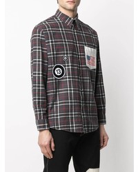 DUOltd American Flag Plaid Buttoned Shirt