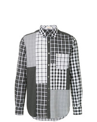 Education From Youngmachines Patchwork Plaid Shirt