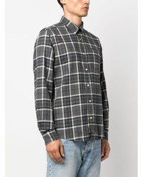 Barbour Plaid Check Pattern Cotton Shirt