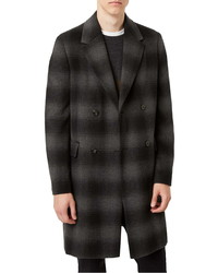 French Connection Double Breasted Check Coat