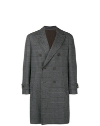 Dell'oglio Double Breasted Houndstooth Coat