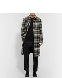 Ami Oversized Checked Wool Blend Coat
