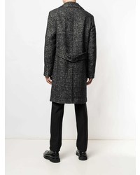 Paltò Textured Double Breasted Coat