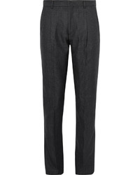 Acne Studios Boston Slim Fit Pleated Prince Of Wales Checked Woven Trousers