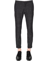 DSQUARED2 15cm Skinny Check Wool Cady Pants