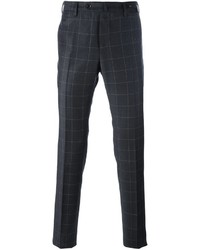 Pt01 Checked Tapered Trousers