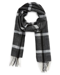 Andrew Stewart Cashmere Weave Scarf In 001blk At Nordstrom