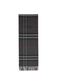Burberry Grey Check The Classic Cashmere Scarf