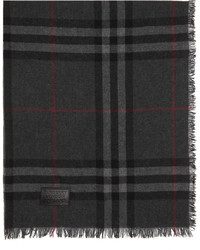 Burberry Grey Giant Check Scarf