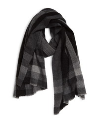 Andrew Stewart Mixed Weave Cashmere Scarf