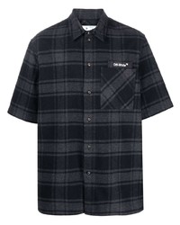 Off-White Arrows Motif Checked Overshirt