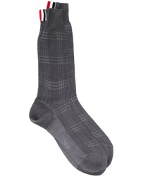 Thom Browne Woven Check Socks
