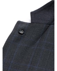 Lardini Glen Plaid Wool Hopsack Suit