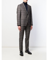 Etro Plaid Single Breasted Suit