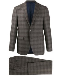 Etro Plaid Single Breasted Suit