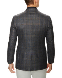 Brooks Brothers Wool Grey Glen Plaid Sportcoat