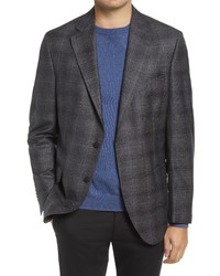 Peter Millar Classic Fit Plaid Wool Sport Coat