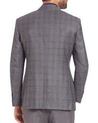 Canali Plaid Wool Cashmere Sportcoat