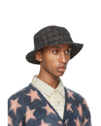Needles Black British Tweed Bucket Hat