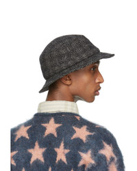 Needles Black British Tweed Bucket Hat