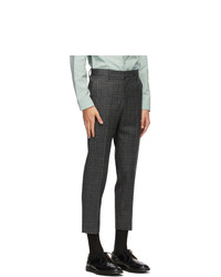 Solid Homme Grey Check Trousers