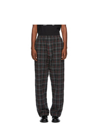 Undercover Grey Check Trousers