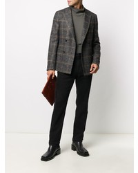 Z Zegna Z Zegna Checked Wool Blazer