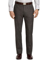 Brooks Brothers Milano Fit Plaid Plain Front Dress Trousers | Where to ...