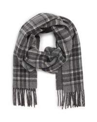 Polo Ralph Lauren Reversible Stable Plaid Wool Blend Scarf