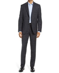 Ted Baker London Fit Stretch Plaid Wool Suit