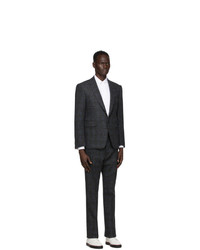 Thom Browne Grey Tattersall Check Classic Sb Suit