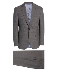 Ted Baker London Jay Plaid Two Piece Wool Suit