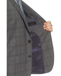 Ted Baker London Jay Trim Fit Plaid Wool Suit